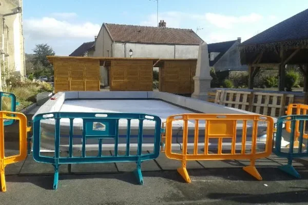 activites hiver aquatiques patinoires activites hiver patinoire synthetique rambardes basses 72m professionnel