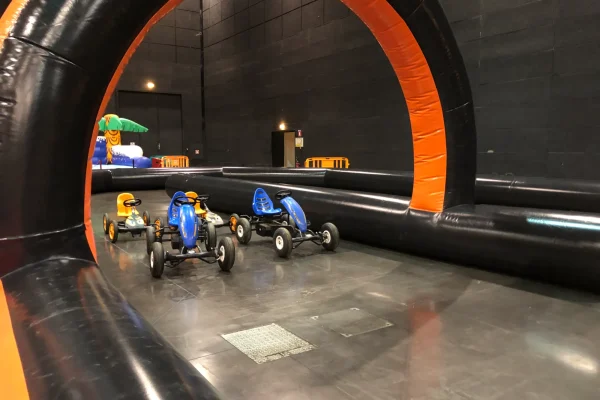 animations 2 roues plus circuit gonflable forme droite professionnel
