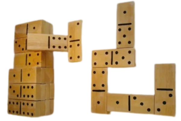 animations jeux bois dominos geants qualite