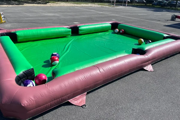 structure gonflables activites sportives billard foot qualite