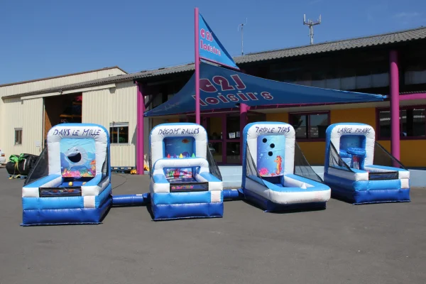 structure gonflables activites sportives jeux gonfles mer professionnel