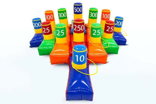 structure gonflables activites sportives lancer anneaux geants tarif