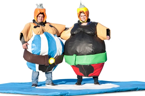 structure gonflables activites sportives sumos adultes gaulois professionnel