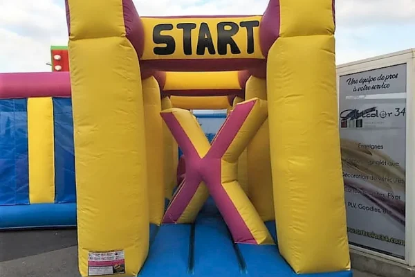 structure gonflables activites sportives xtrem run prix