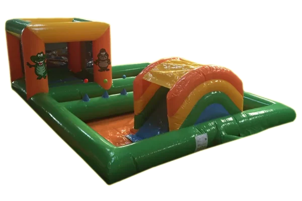 structure gonflables baby parc orange vert qualite