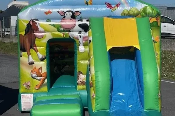structure gonflables chateaux ferme anniversaire