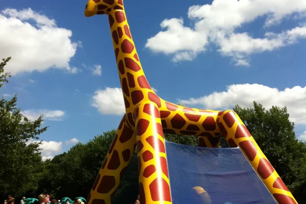 structure gonflables chateaux girafe prix