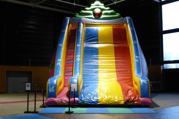 structure gonflables toboggans double bosse professionnel