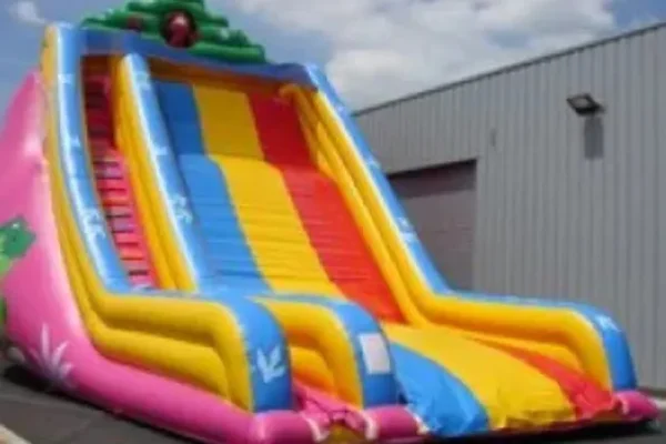 structure gonflables toboggans double bosse qualite