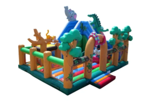 structures gonflables chateaux multi activites croco vert prix