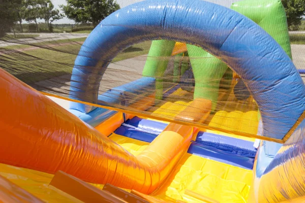 structures gonflables parcours gonflables double grande version experience
