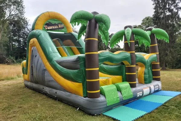 structures gonflables parcours gonflables tropical run professionnel