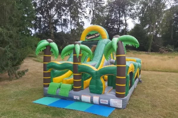 structures gonflables parcours gonflables tropical run qualite