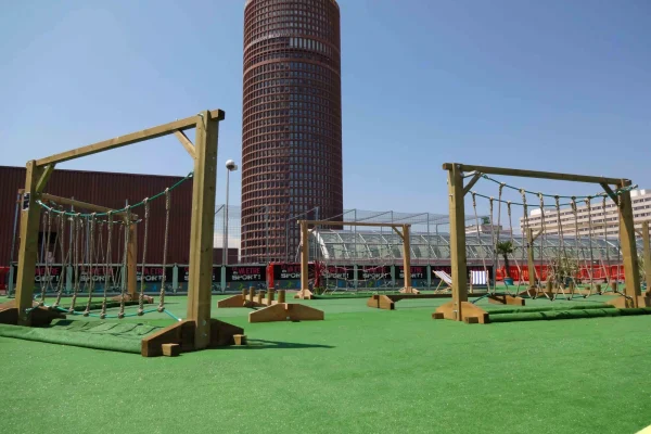 trampolines grimpes accrobranches modules baby accro professionnel