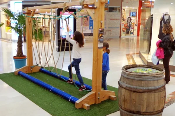 trampolines grimpes accrobranches modules baby accro tarif