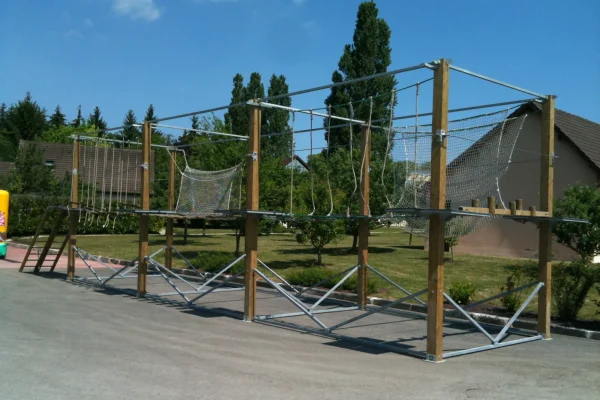 trampolines grimpes accrobranches parcours accrobranche mobile 8 ateliers prix